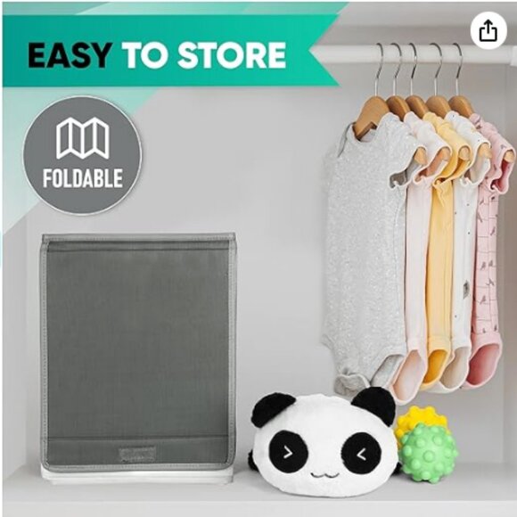 NWT Hula Home Large Lightweight (Linen/Poly) Collapsible Toy Box - Picture 4 of 8